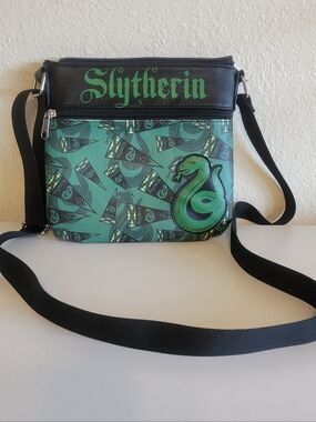 Harry Potter Slytherin Crossbody Bag Green Snake Purse